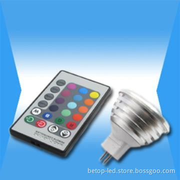 1x3W MR16 RGB High-Power LED Spotlight